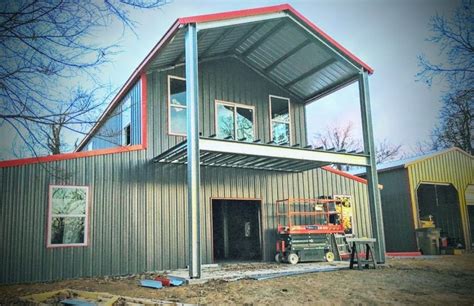 metal building with porch around house|metal buildings with covered porches.